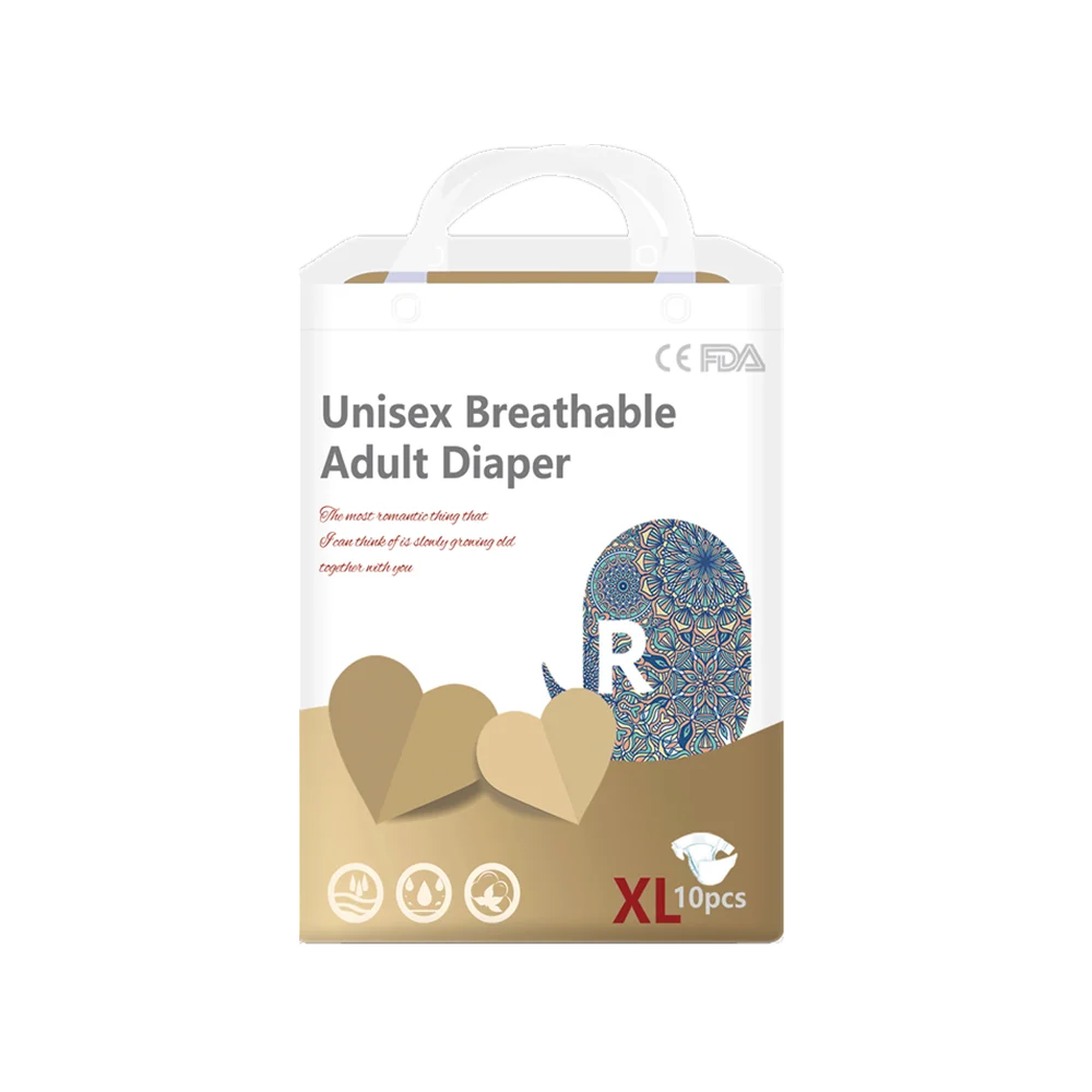 

China Disposable Adult Diapers with Tabs Super Absorbency Dry Diaper for Adults