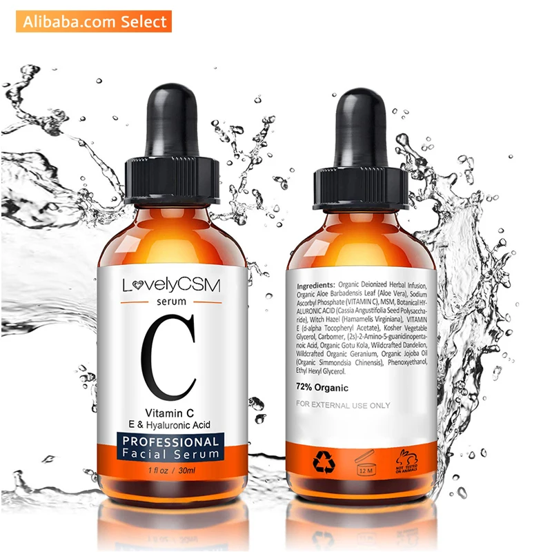 

72% Vitamin C&E Hyaluronic Acid Serum Whitening Vitamin C Serum For Face