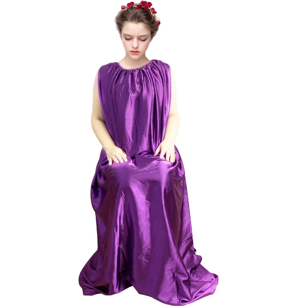 

Luxury Robes Women 5 feet Yoni Dress Vaginal Steam Gown V Steam Gowns, Purple