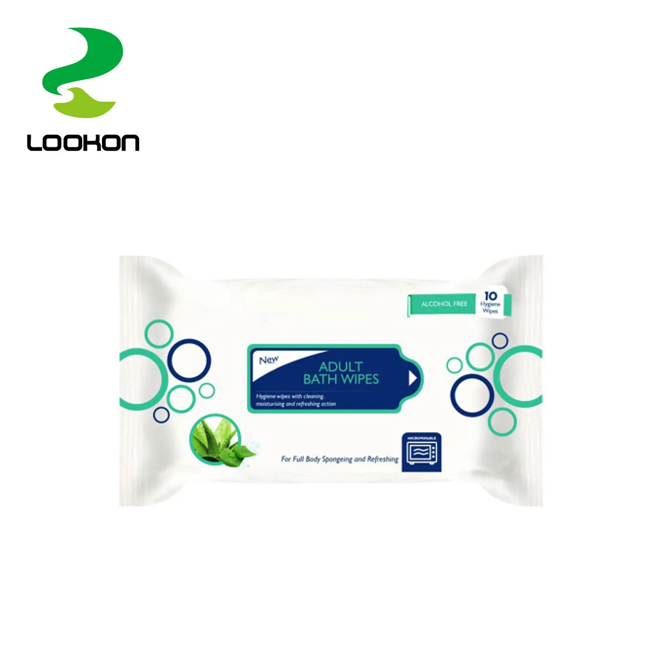 

Lookon Unscented Flushable Incontinence Dry Wipes Bathroom Bucket Wet Wipe GMPC Wipes Supplier