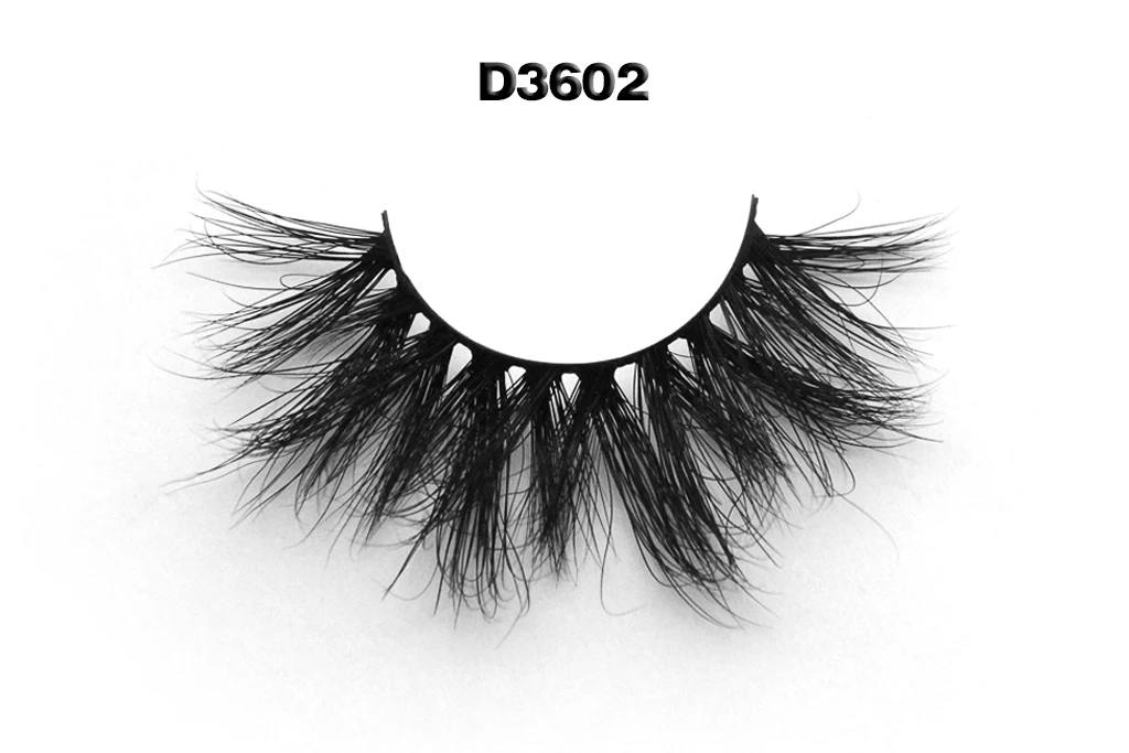 Lashes Natural Mink  25mm Black Cotton Oem 5D Full Strip Eyelash Customized 27mm Fur Long Band Style Sales