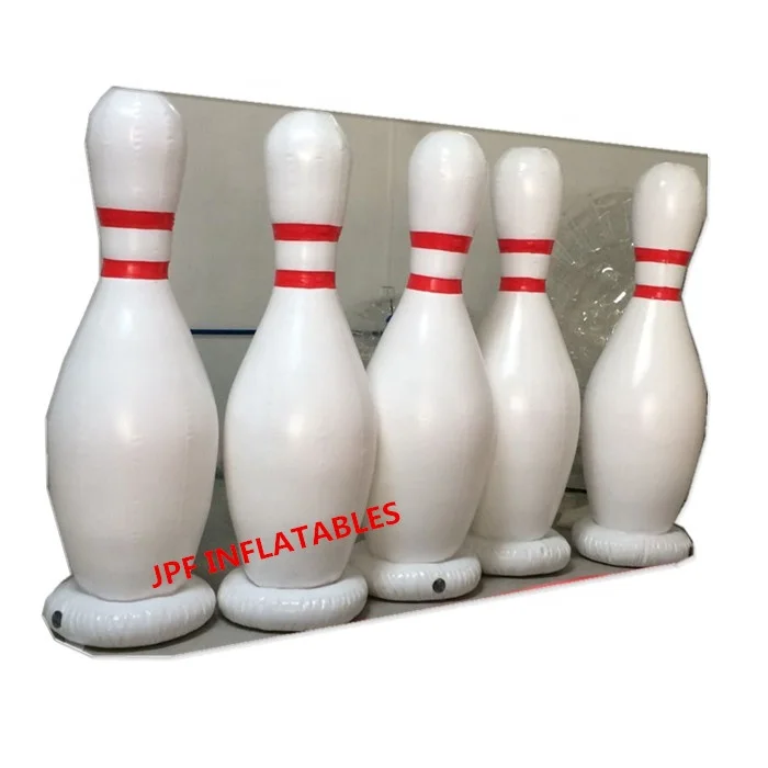 

1.5m high air tight inflatable human bowling pins with bowling lane / human bowling ball for sale, Can be customized