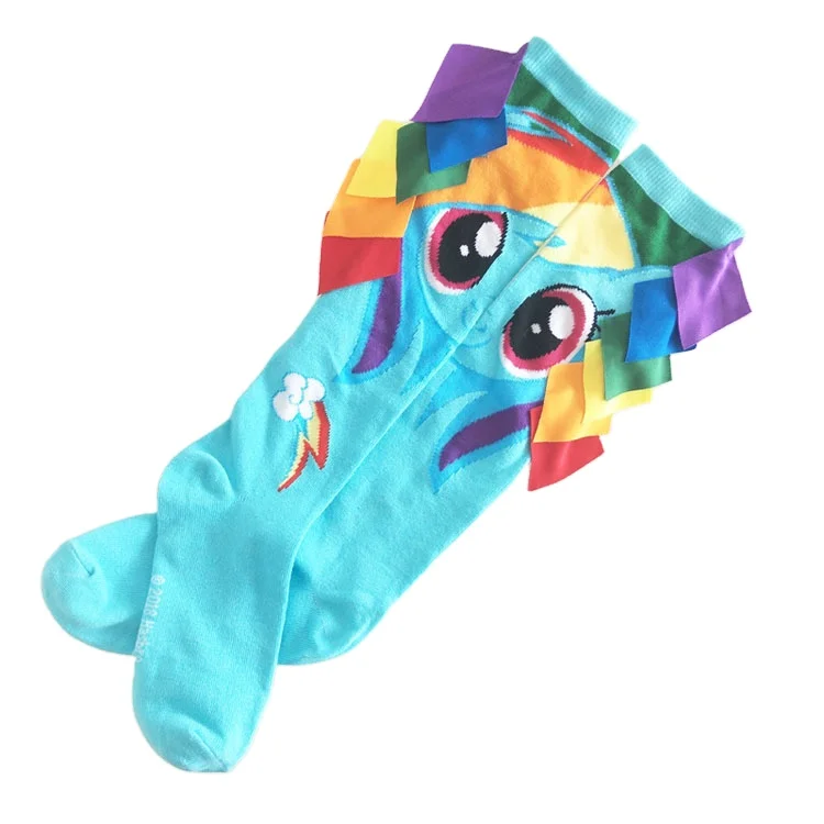

2021 Hot Sale 1Pair Animal Kids girl socks Cartoon Knee-High Cosplay Socks, As picture