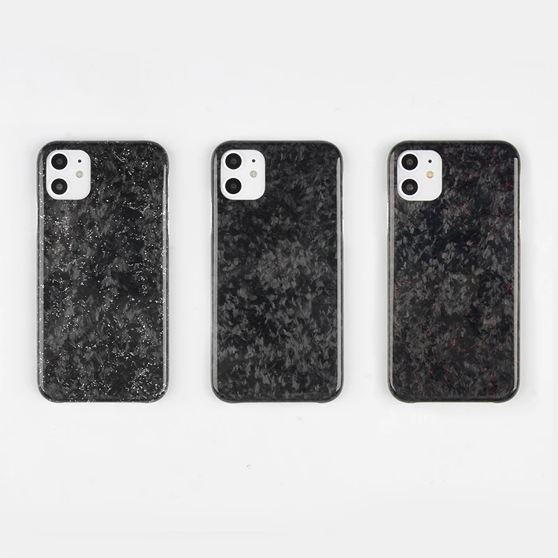 

Full cover Forged carbon fiber phone case anti-signal shockproof phone case covers for iphone 11 X/XS/XR, 1 colors