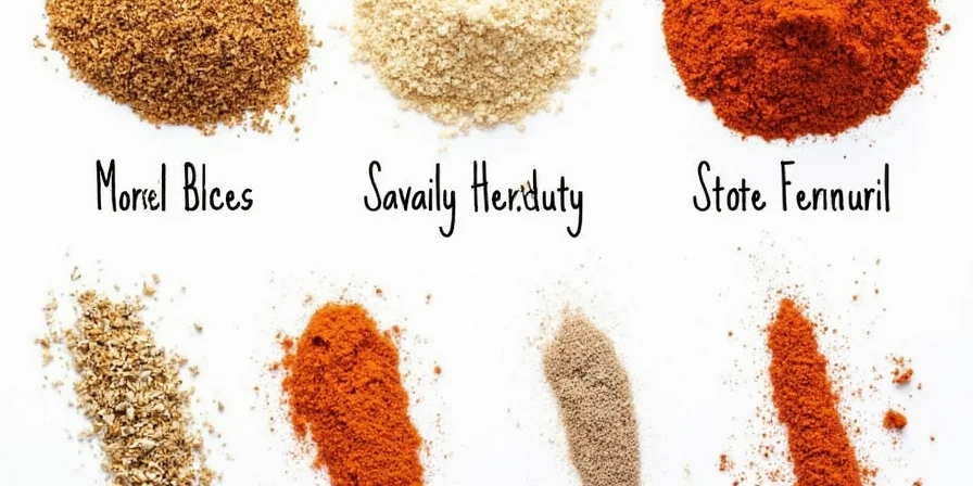 Spices being mixed in a bowl