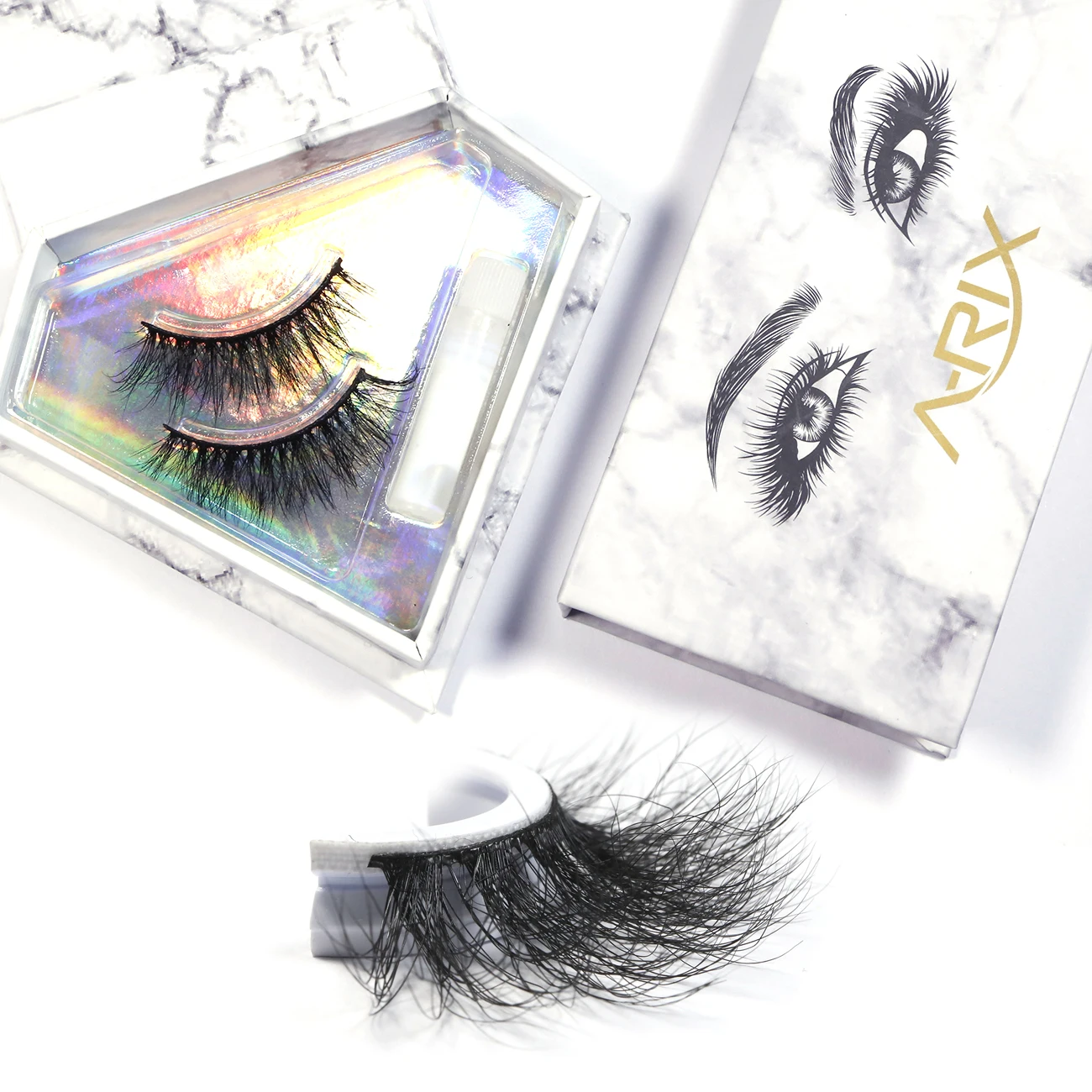 

3D Mink Eyelashes Wholesale 50 Pairs 5 Pair 3D Mink False Eyelash Strip Natural 3D Mink Lash