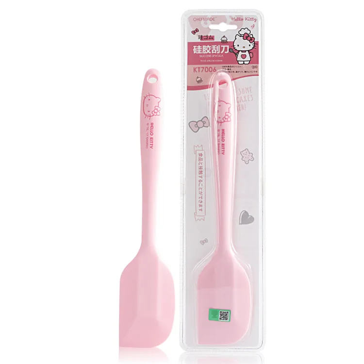 

CHEFMADE Wholesale Kitchen Cooking Baking Cake Food Grade Pink Silicone Spatula