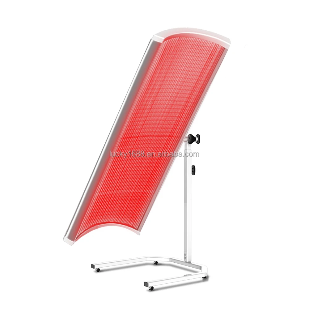 

Professional anti-aging near infrared phototherapy machine full body led red light therapy lamp panel 660nm 850nm, White/black