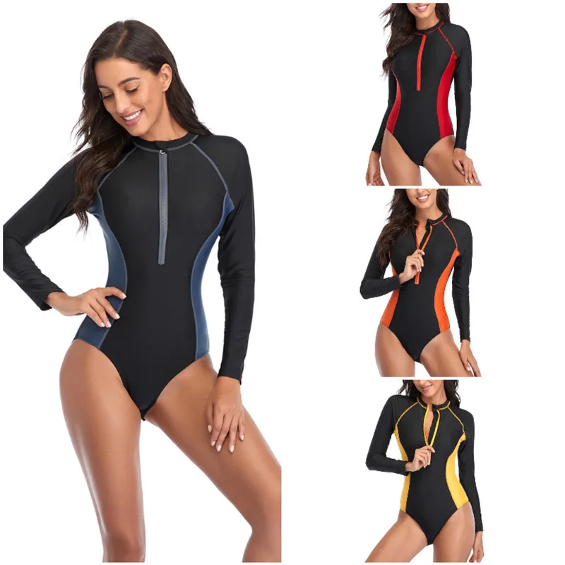 

FH226 Hot Selling Swimsuit Long Sleeve Shapewear Swimsuit Onepiece Swimsuit Swimwear Fitness Swimwear