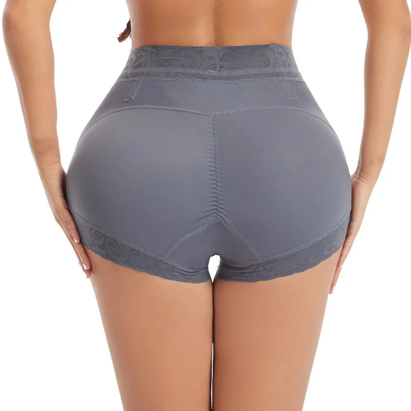 Large Size Mid-Waist Shaping Satin Shapewear Pants Body Tight Control Panties Tummy Control Butt Lifting Sexy Underwear Silk