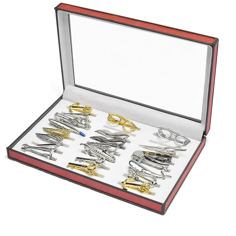 

wholesale fashion mens gold and silver tie clip bar