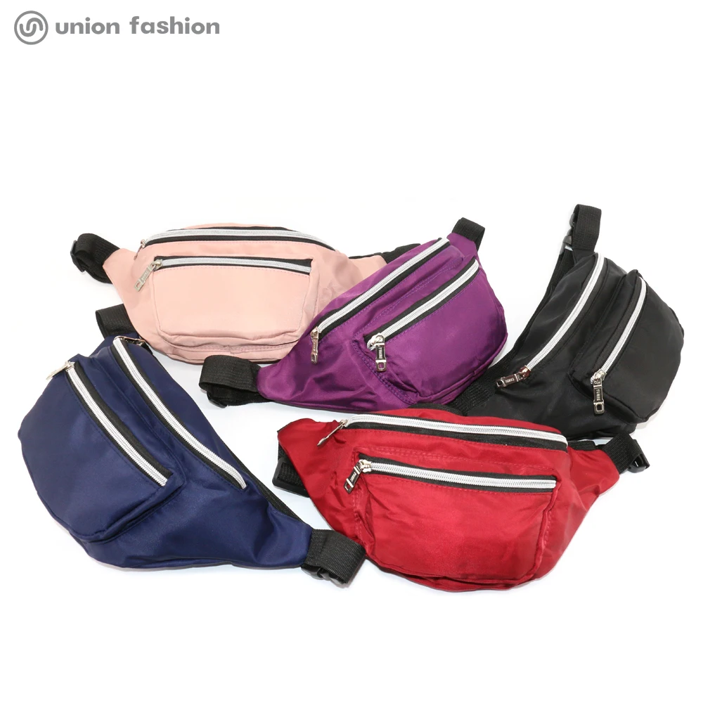 

New Design Custom Multiple Pockets Sport Fitness Running Bumbag Waist Bags For Women, As the photo