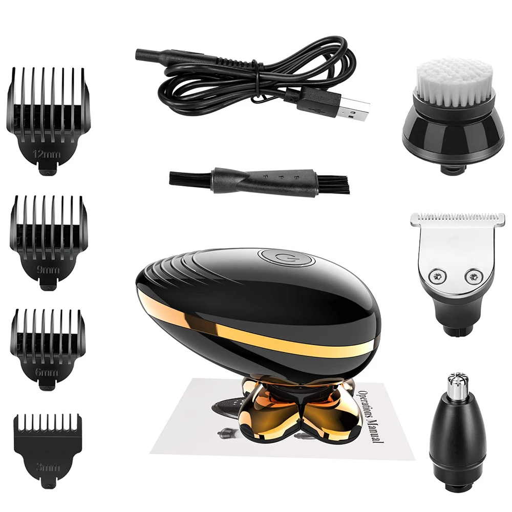 

Custom Waterproof Rechargeable Face Razor, Adjustable Electric Safety Shaving Razor for Men Women