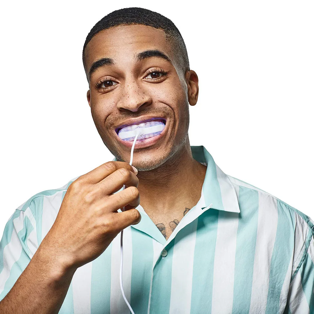 

2021 Premium 16 LED Light Teeth Whitening Kits Private Logo Dropshipping, White