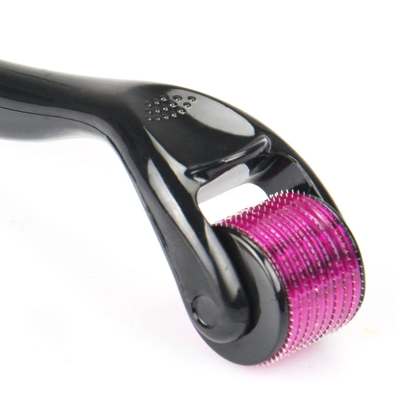 

OEM Micro Needle Roller Titanium Alloy Beauty Derma Roller For Face And Body, Bk, white