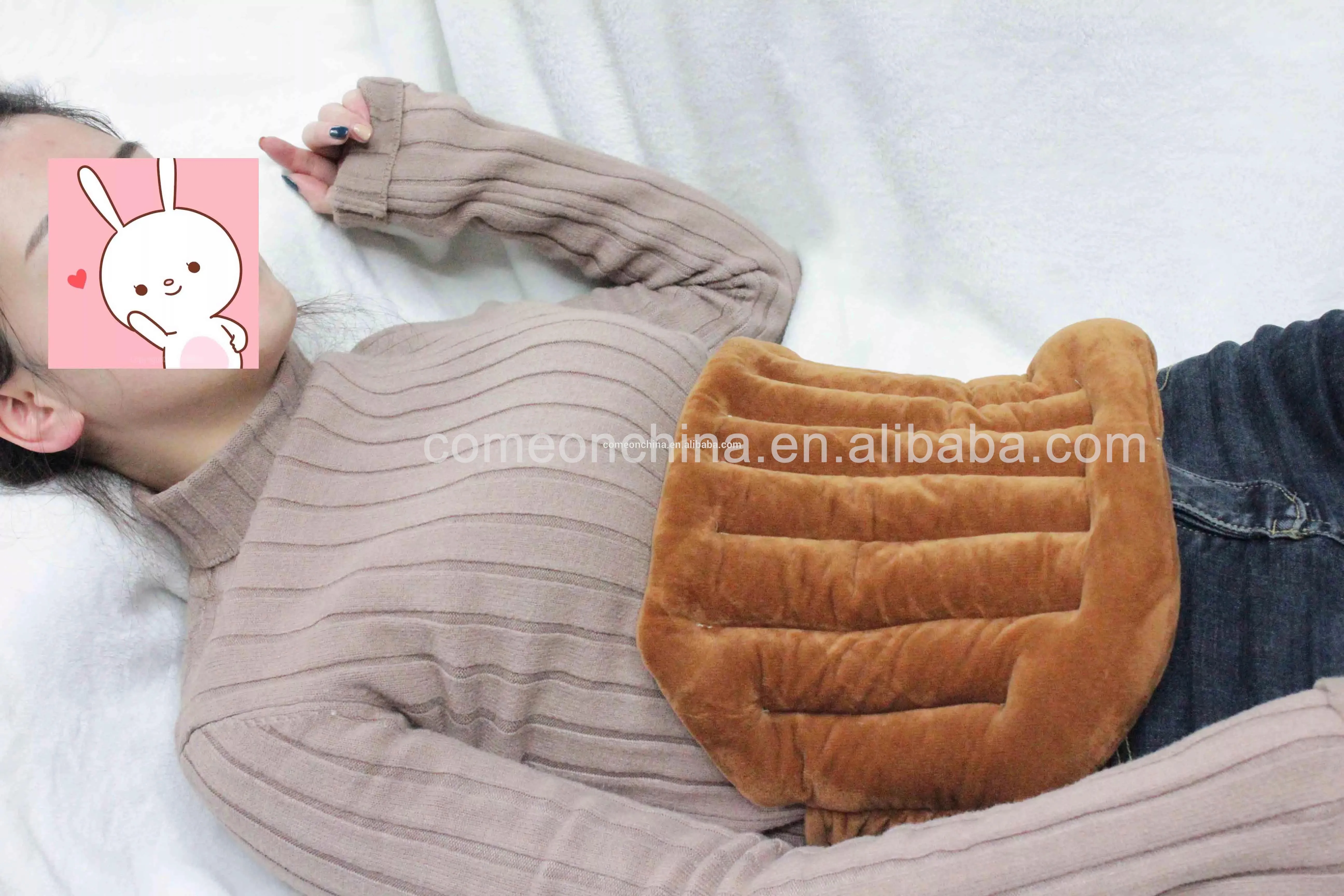 Hot Cold Therapy Body Large Microwavable Lumbar Heating Compress Pad