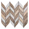 8mm leaf mosaic art stone mosaic tile marble tiles and marbles