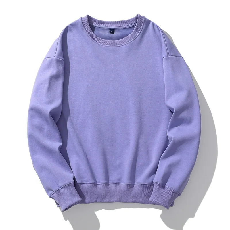 

Good Selling Plain Blank Color Round Neck Fleece Warming Long Sleeve Crewneck Plus Size Women's Hoodies & Sweatshirts, Customized color