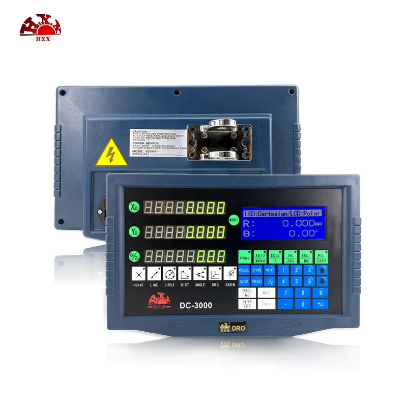 

High quality 8-character display digital readout (DRO) and optical linear scale system