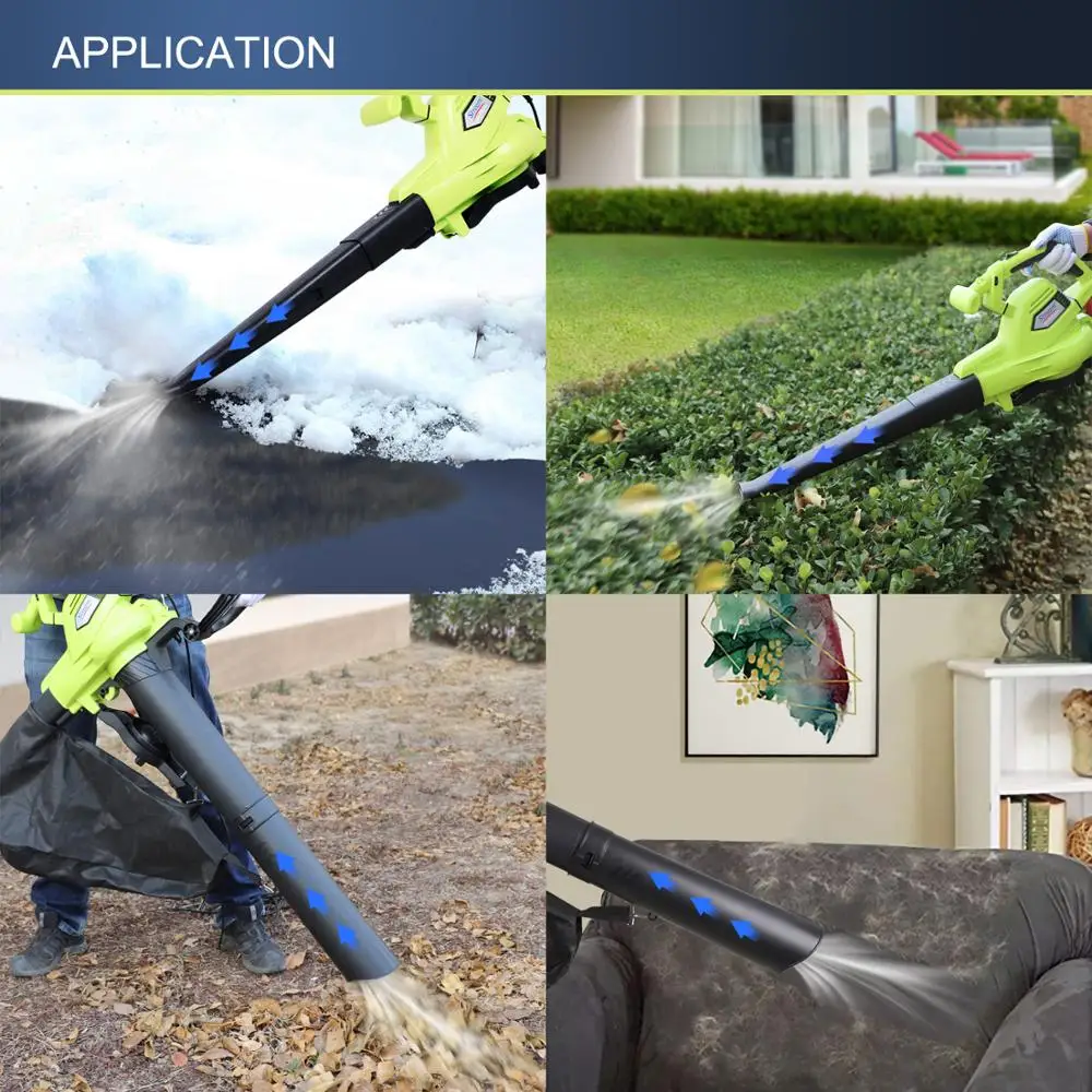 electric lightweight handheld corded powerful garden leaf blower
