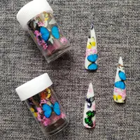 

Hot sale nail art butterfly transfer foil nail butterfly decoration nail art foils