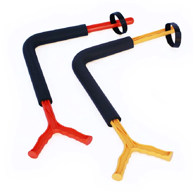 

Warm-up exercise golf swing trainer correct wrong swing do indoor accessories golf plane motion corrector improve swing distance, Yellow or red