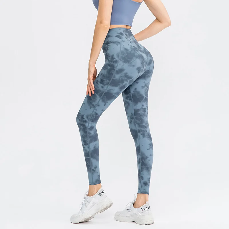 

Women Soft Compression Moisture Slim Fit Tie Dye Yoga Tights Wholesale