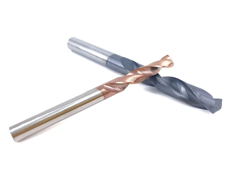 Jr127 4mm4.5mm Hrc55 Hardness Carbide Drill Bits Cnc Straight Shank