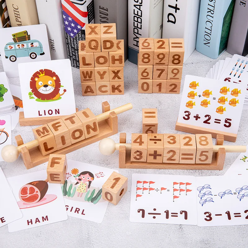 

Wood Educational Logic Game Kids Early Educational Toys for Children Learning Wooden Toys Montessori Education Toy