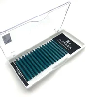 

OEM Service Individual colored C curl 0.07mm 0.10mm bottom Lashes Ombre Colored Eyelash Extensions