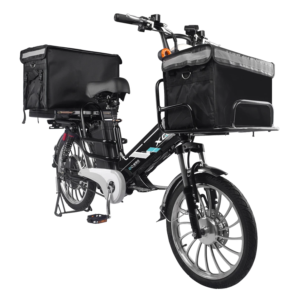 

electric hybrid bike 48v 350w/500w 12+50ah lithium batteries hydraulic disc brake electric bike delivery cargo ebike fat tires, Customized color
