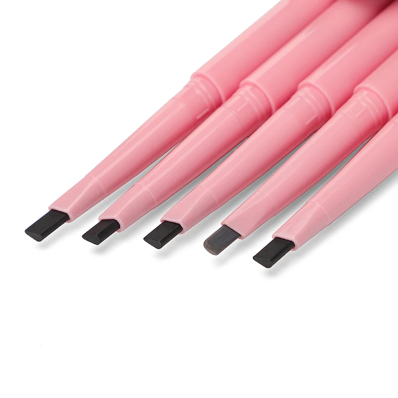 

High Quality Vegan Pink Tube Waterproof Private Label High Pigment Eyebrow Pencil