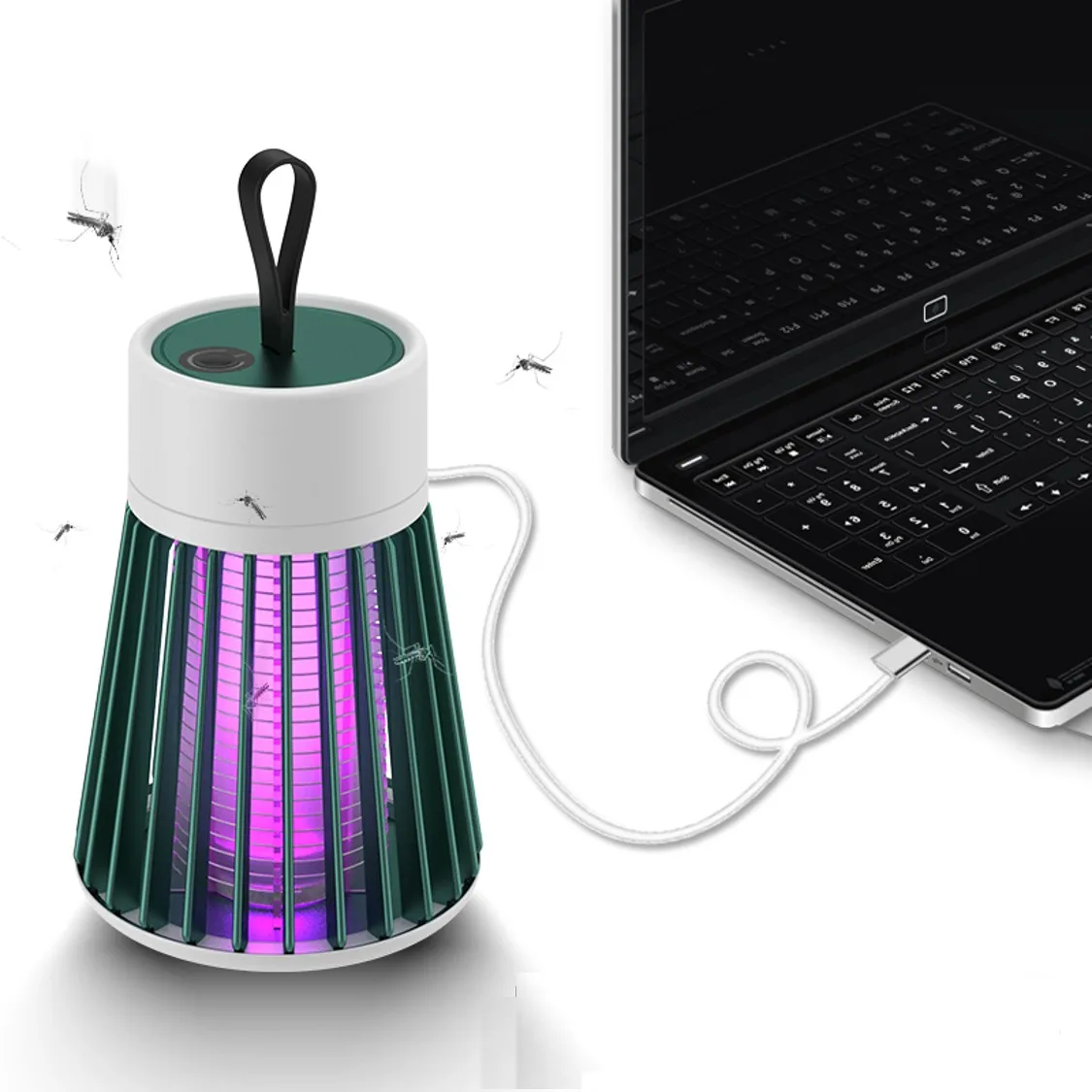 

Built In 1200mah Battery USB Powered Rechargeable Mosquito Killer Lamp