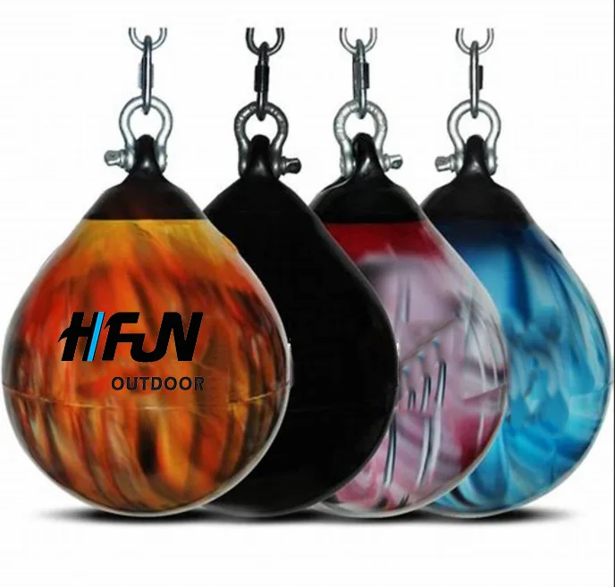 

Wholesale PVC 33 Inches Training Water Filled Air Teardrop Water Heavy Duty Punching Bag, Black /red/ blue/pink or custom