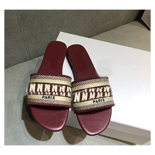 

Designer Brand sandales female slippers 2021 slippers sandalias hombre slide jewelry box