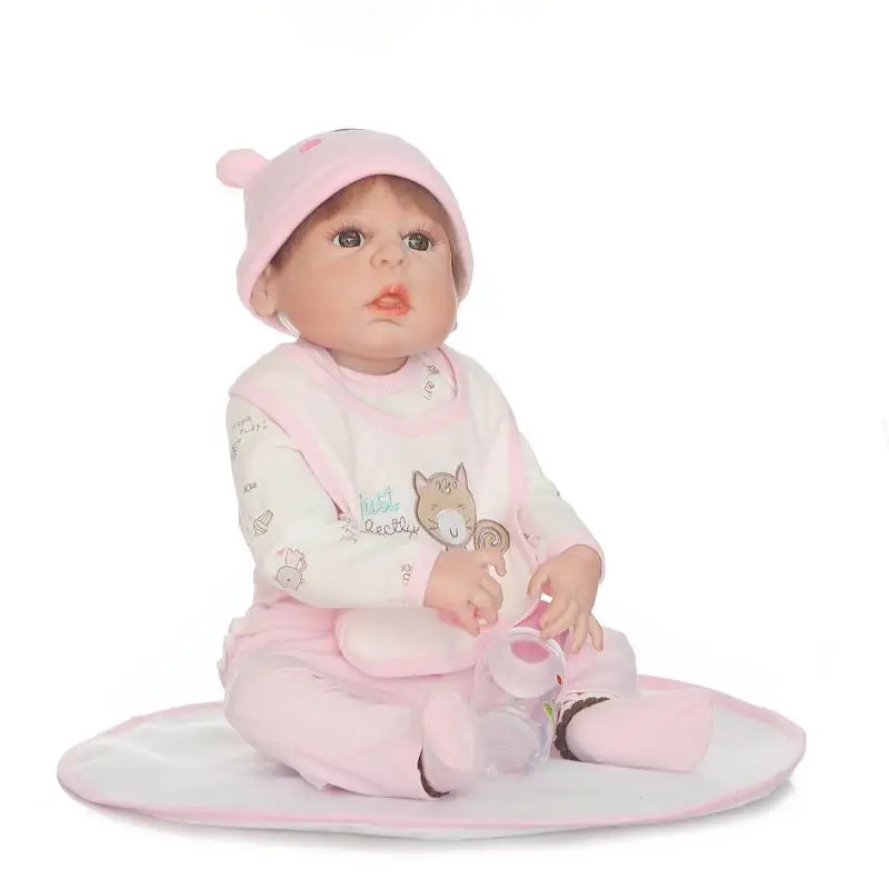 

NPK COLLECTION 57cm Silicone Reborn baby Girl Doll