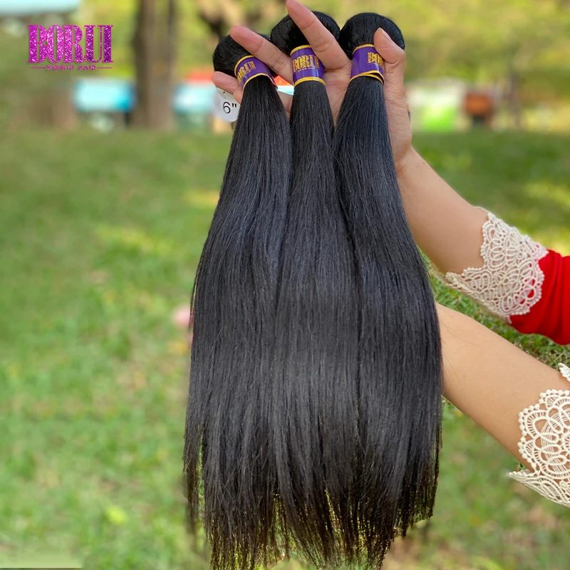 

Wholesale 100% Virgin Human Hair Straight top quality Brazlian Hair Bundles