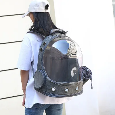 

New Pet Supplies Space Capsule Cat Bag Pet Bag Portable Transparent Cat Backpack