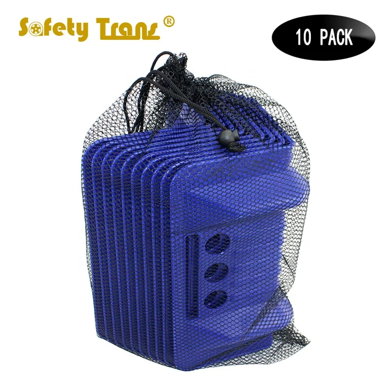 

10pcs 24cm L-type Binding Belt Plastic Corner Protector for Transportation Six Holes Blue Mould Edge Protector J