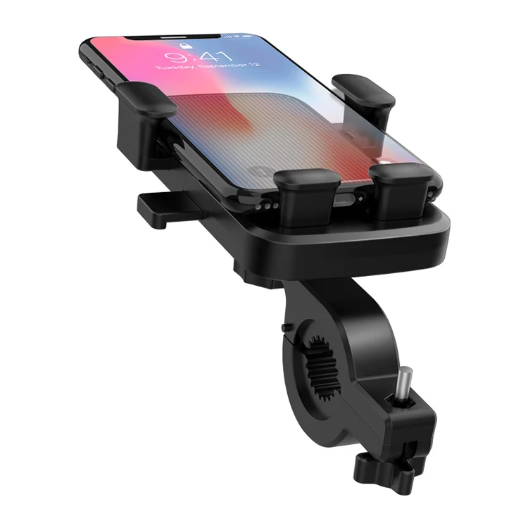 

Bicycle Phone Holder 360 Rotation Universal Bicycle Motorcycle Bike Phone Mount, Black,green,gray