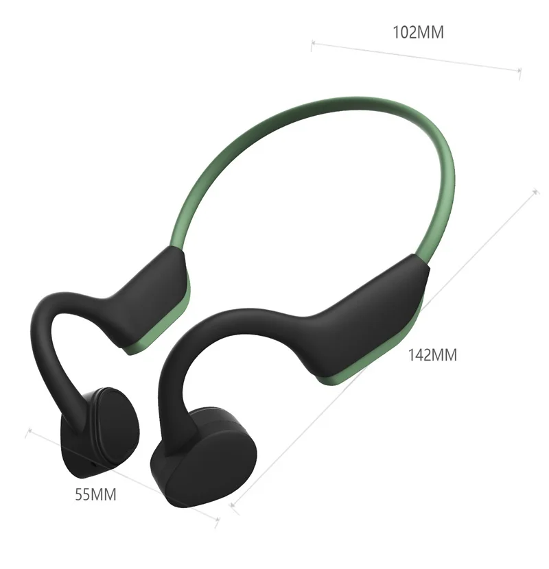 

Certificate waterproof AT-J20 bone conduction headphone TWS wireless smart earphone sports touch portable wireless ear buds