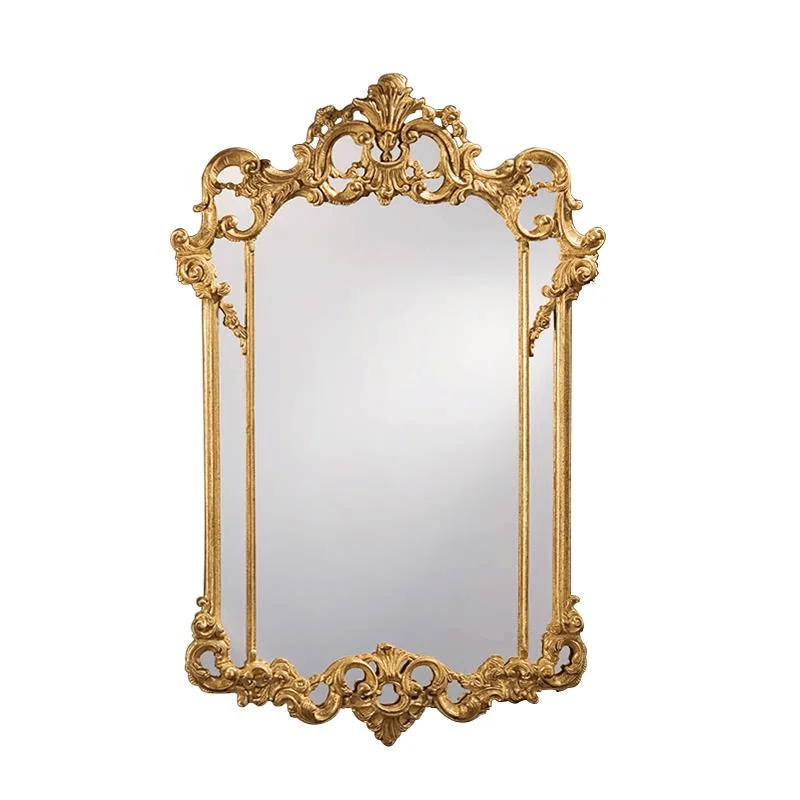 

European-style makeup mirror French ancient palace classical carved decoration hanging wall decoration, Avaliable