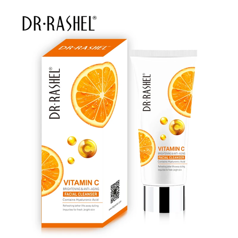 

DR.Rashel vitamin c hyaluronic acid facial cleanser brightening deep cleansing face cleanser anti aging whitening face wash