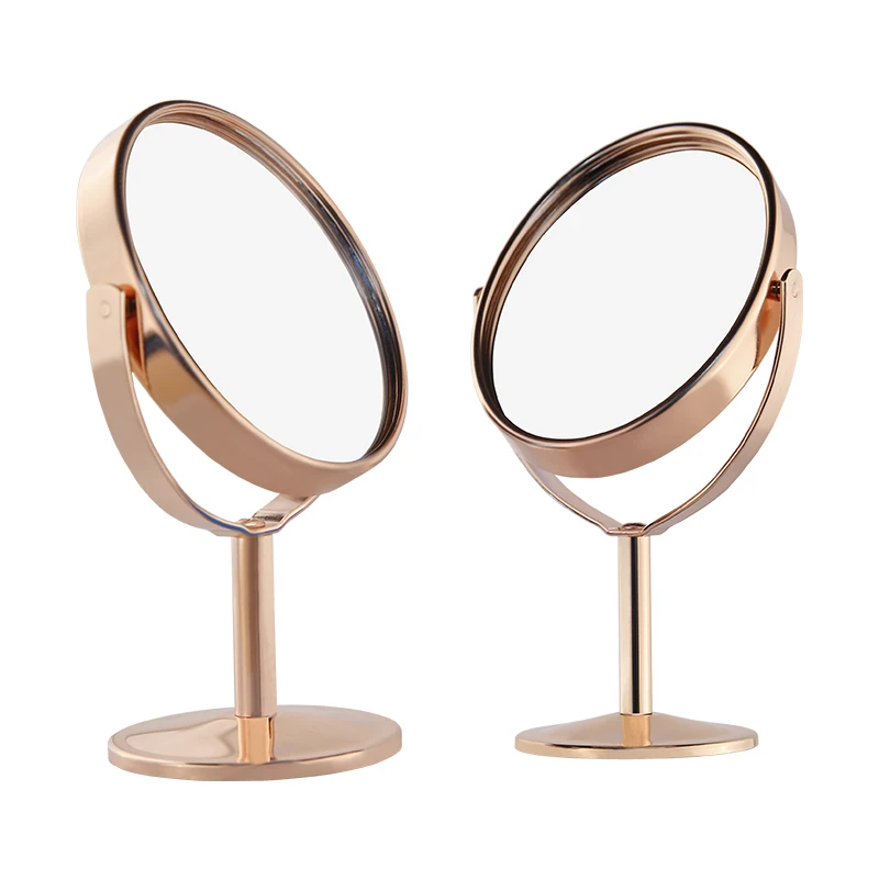 

Wanmei factory direct sales can rotate 360 degree simple table double-sided mirror