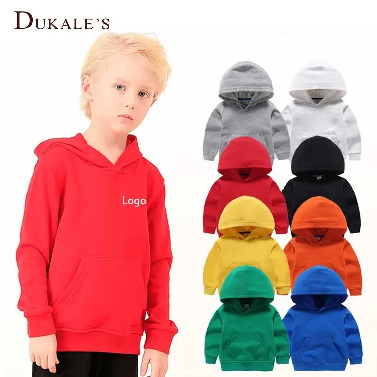 

Dukale's Youth kids sweatshirts and hoodies Unisex Autumn kids Custom Clothing Kids Pullover Hooded Boy Hoodies For Teen Girl, Black/white/light gray/dark gray/navy