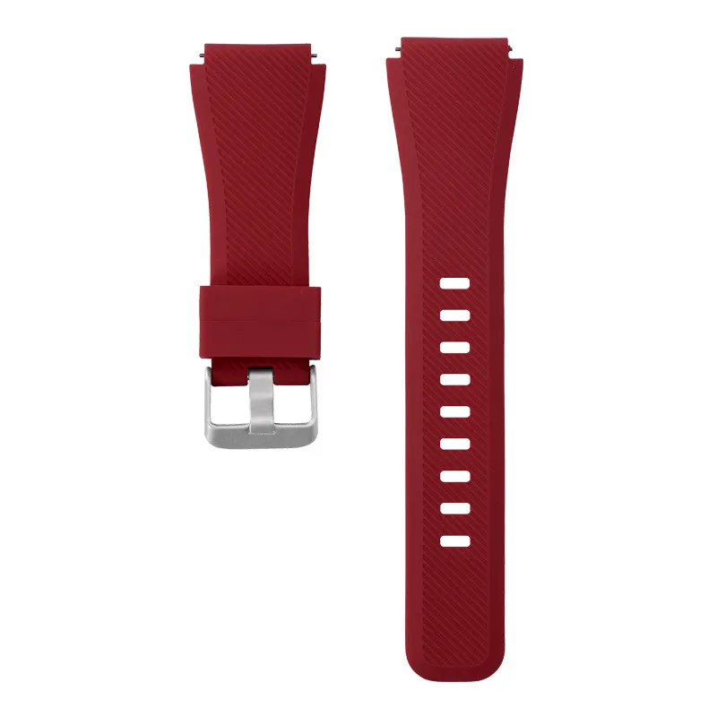 

Multi-color 22mm Silicone Watch Band For samsung galaxy gear s3 watch silicone band straps
