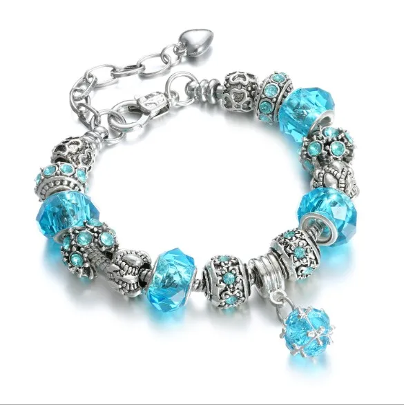 

Bulk charm snake chain bracelets jewelry metal charms for pandora's bracelets, Picture