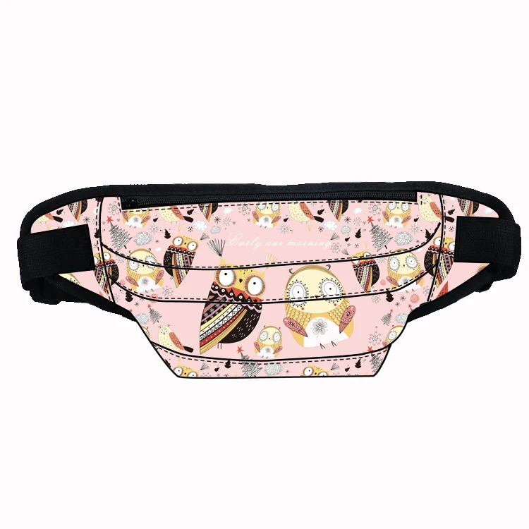 

Custom logo waist belt bag for woman outdoor running hiking waist bag pouch, Customized color