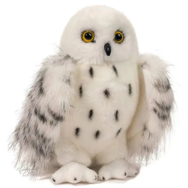 

Custom Wholesale Cute Simulation Stuffed Animal Lifelike Big-eyed Owl Plush Toy Creative Stuffed Plush Owl Doll