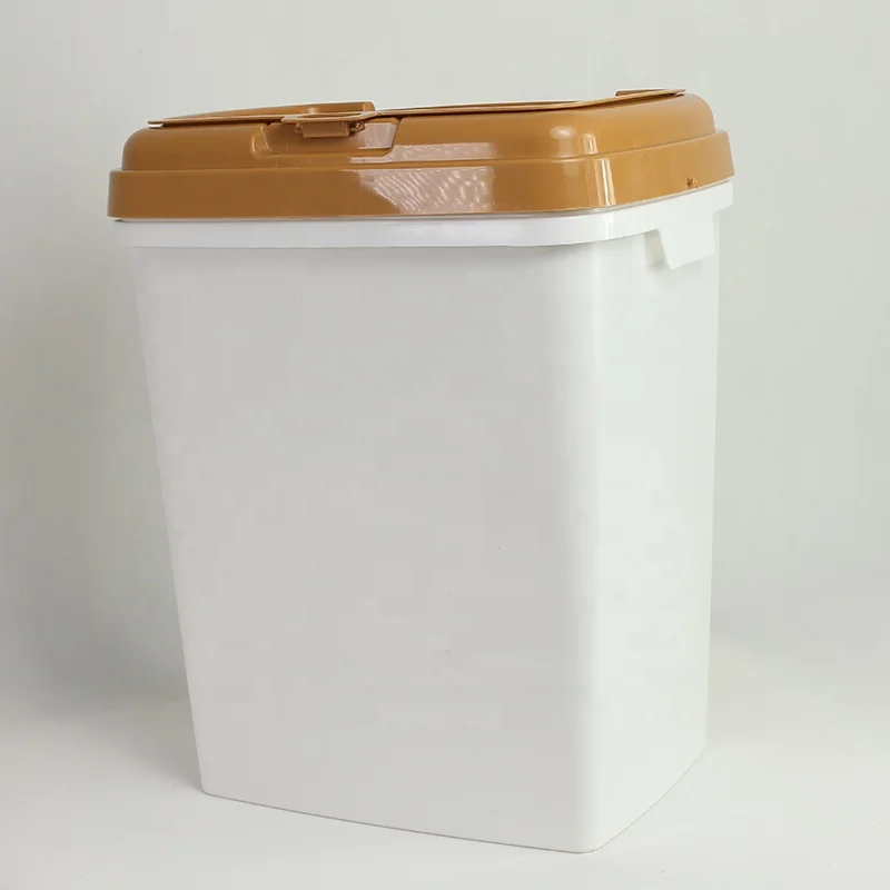 

Plastic Dog Food Storage Barrel Sealing Box Dry Pet Food Container
